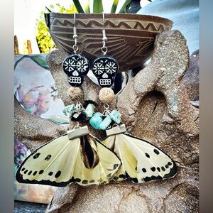 Dia de los Muertos Butterfly earrings